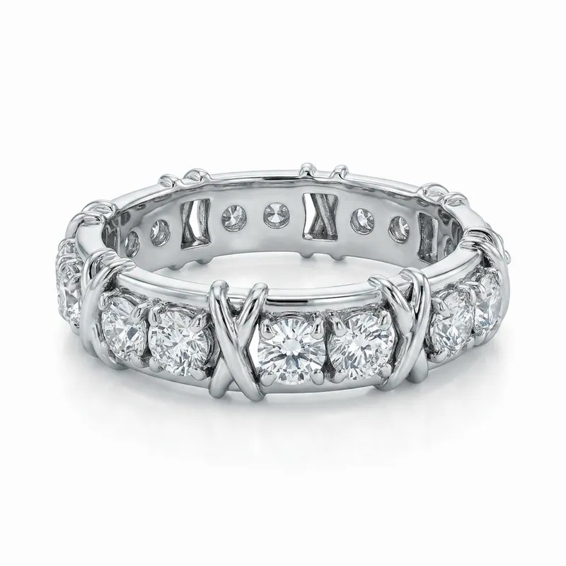 X-Motif Diamond Eternity Band