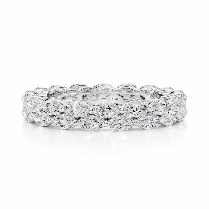 Marquise Diamond Eternity Band