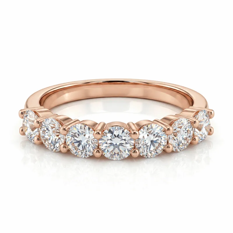 Rose Gold Diamond Band