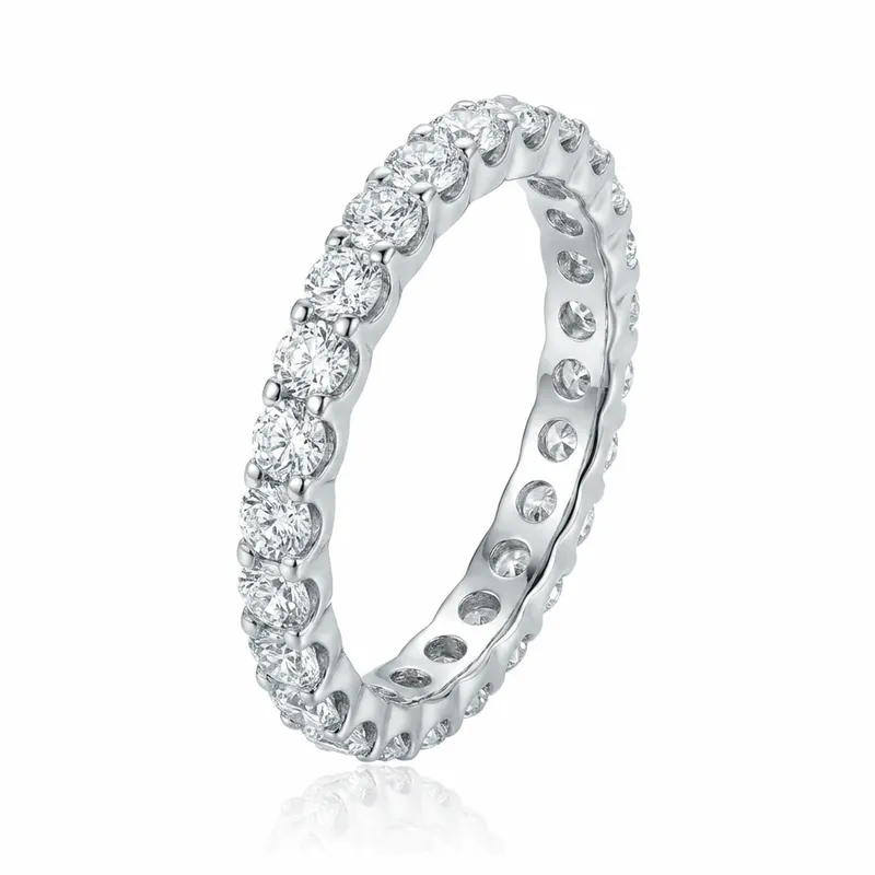 Round Diamond Eternity Band
