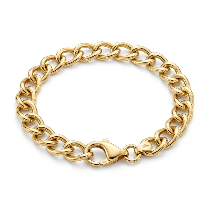 Gold Chain Link Bracelet