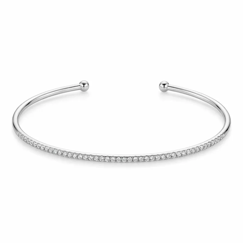 Pavé Open Cuff Bracelet