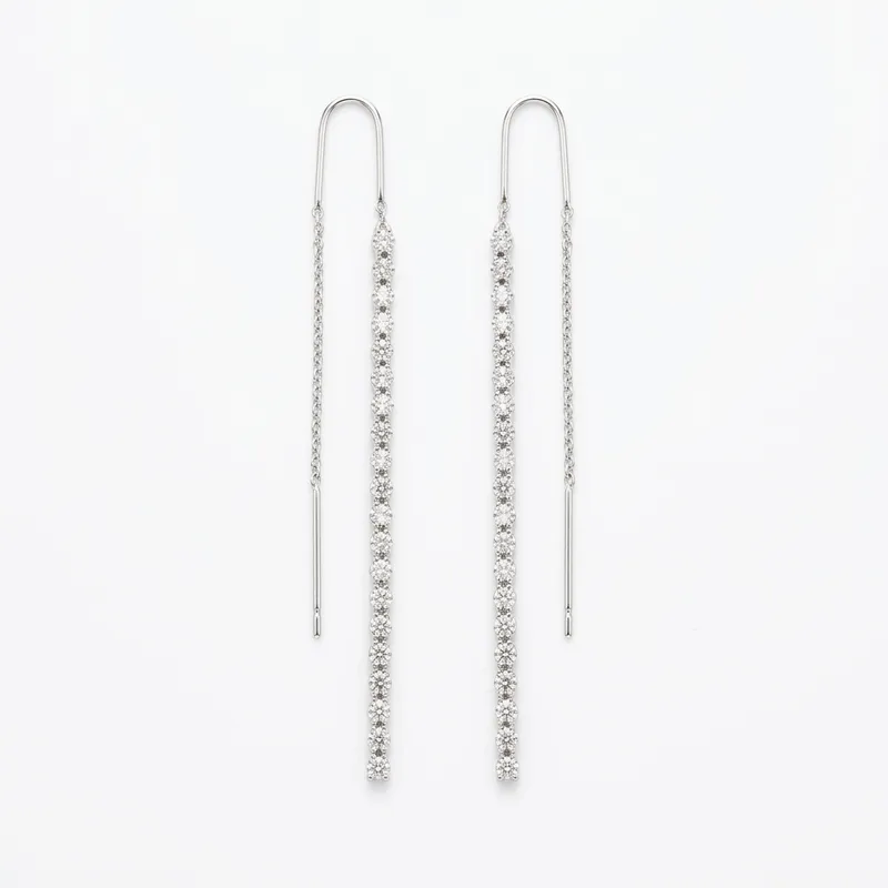 Diamond Threader Earrings