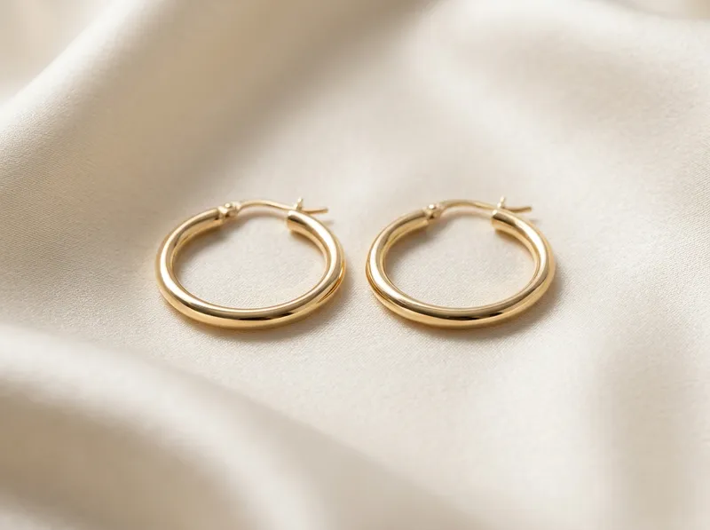 Diamond Hoop Earrings