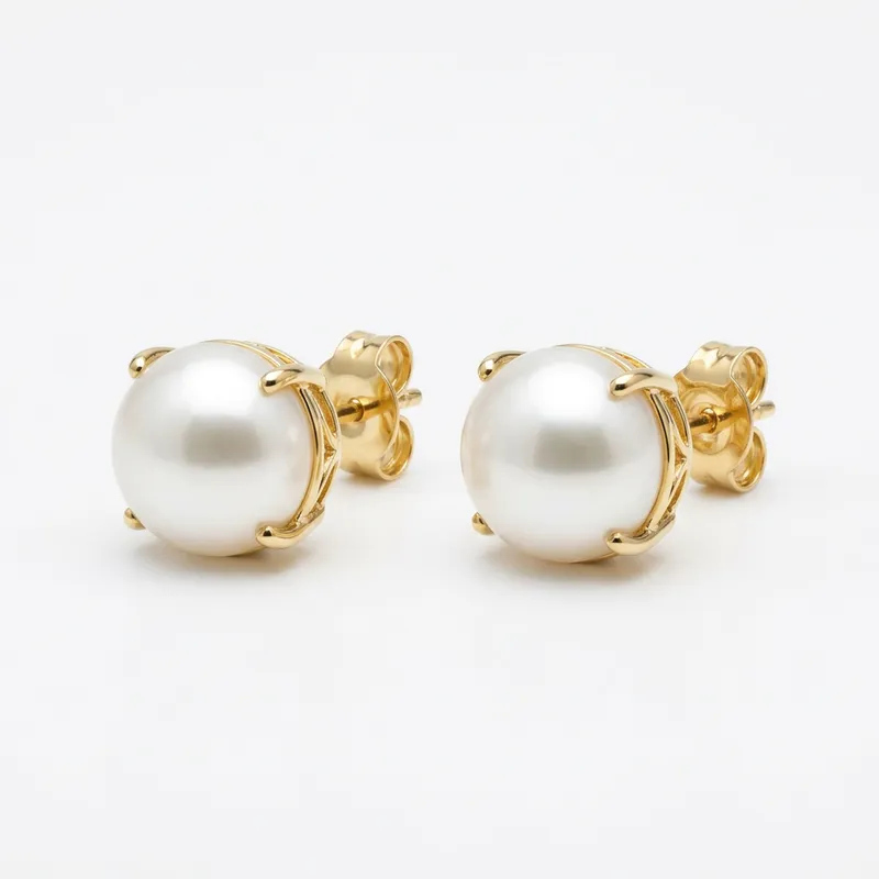 Pearl Stud Earrings