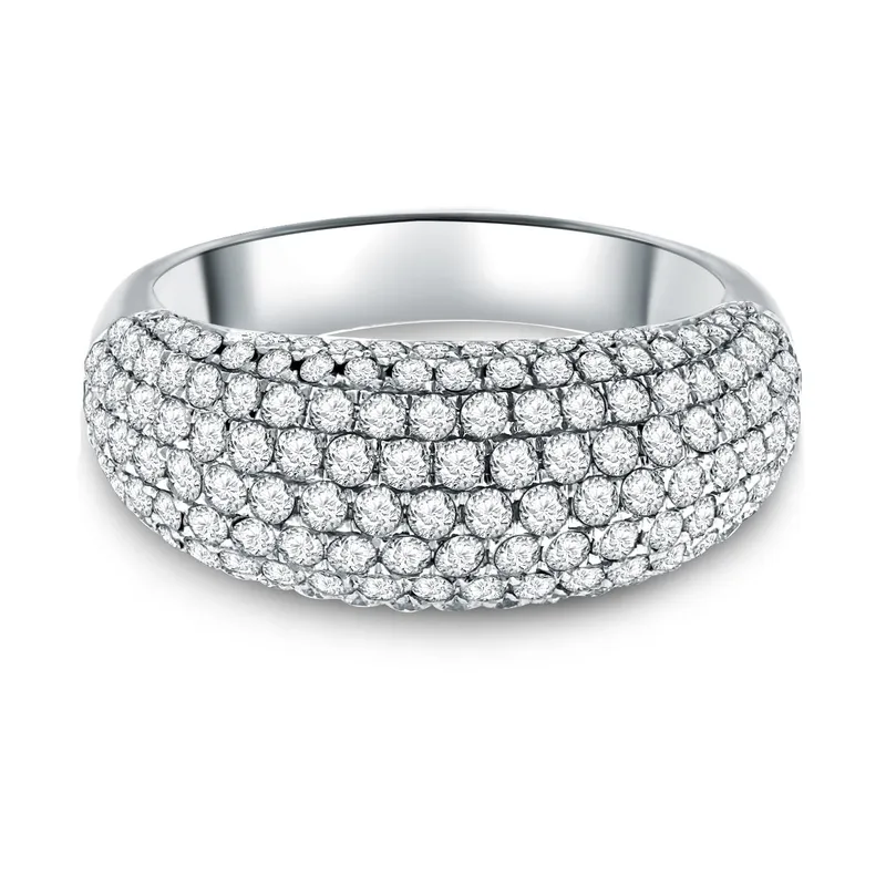 Diamond Pavé Dome Ring
